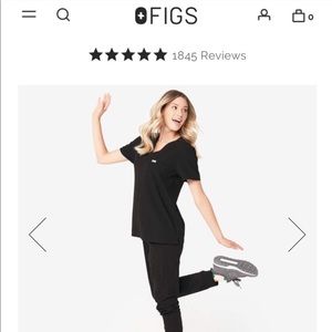 ISO BLACK FIGS SCRUBS